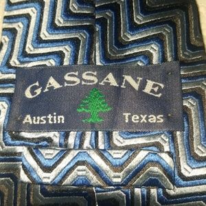 RARE Tie Hand-Tailored Gassane of Austin Texas